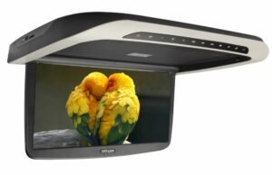 15.6 inch motorized flip-down roof monitor for buses and vans