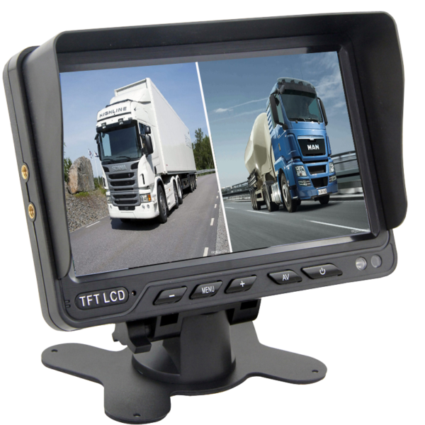 7 inch quad monitor