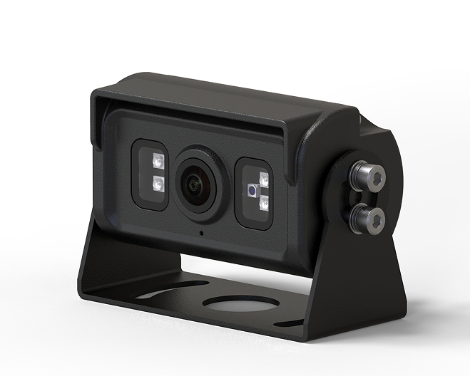 Heavy-duty waterproof vehicle camera for commercial vehicles