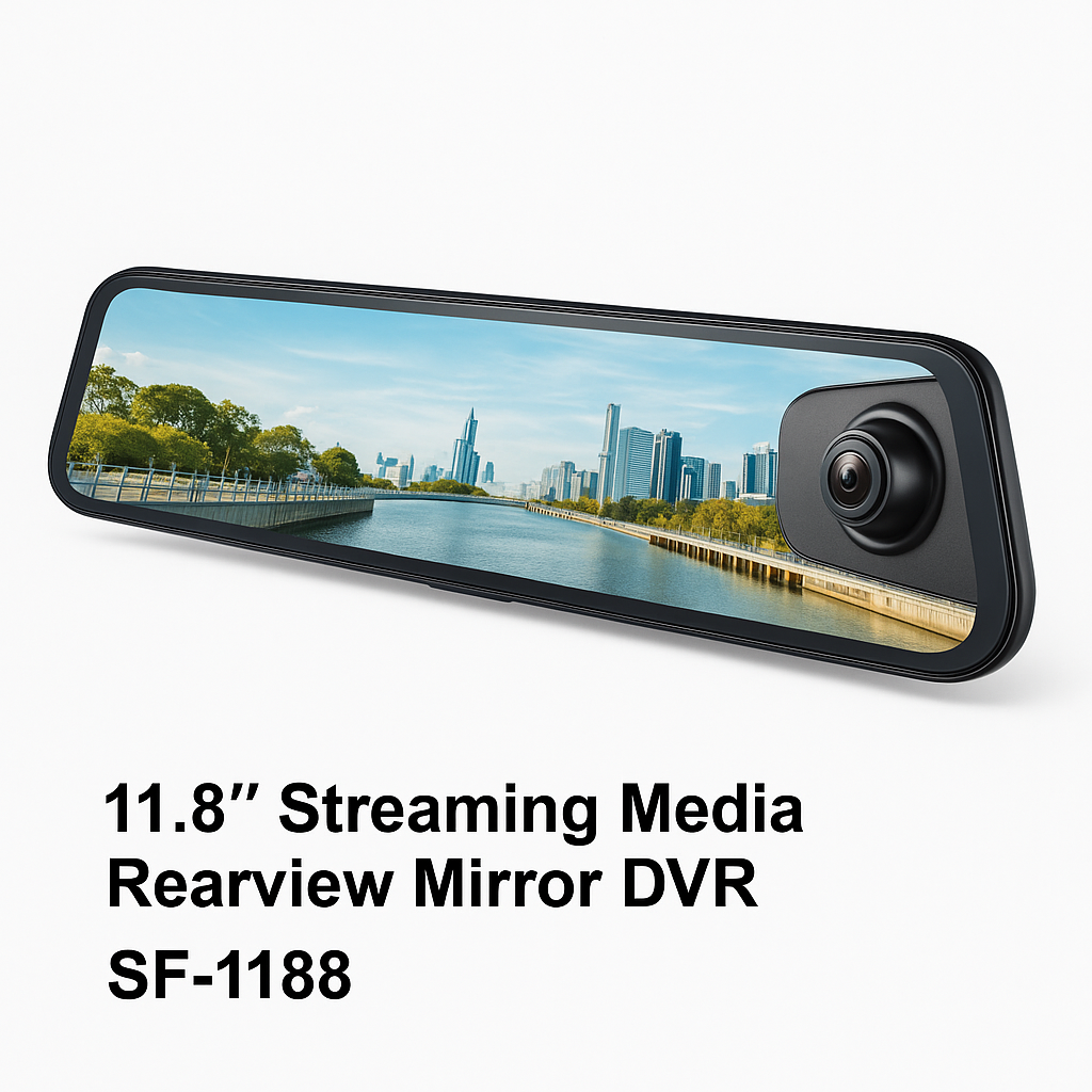 SF-1188 11.8 inch streaming media rearview mirror DVR main product photo