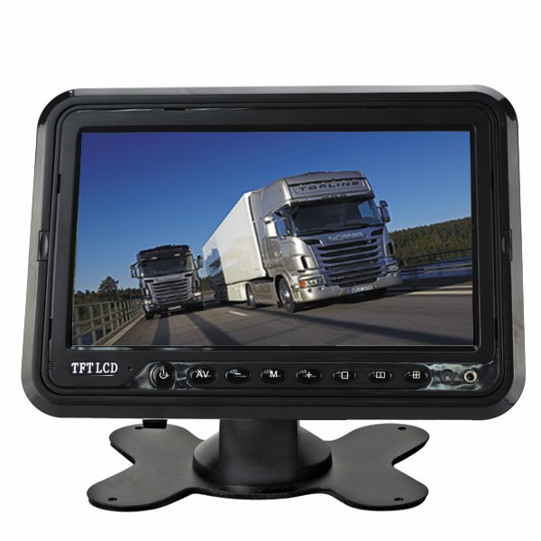 7 inch BSD blind spot monitor with DVR for trucks and fleets