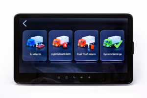 10.1 inch 4G AI monitor DVR for commercial vehicles with AI alarm interface