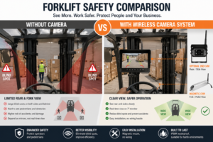 wireless forklift camera system easy installation