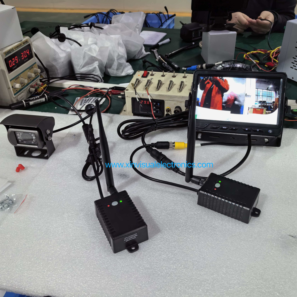 DC 12V–36V vehicle camera system for heavy duty vehicles