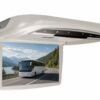 12.1 inch motorized roof-mounted monitor for bus and van passenger display