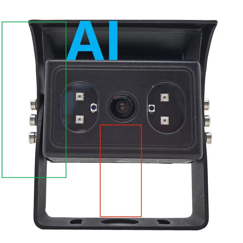 AI blind spot detection camera for commercial vehicle safety projects